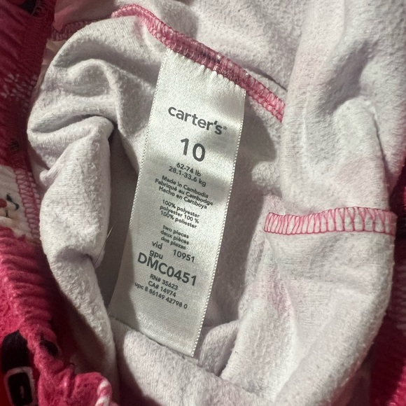 Carter's Santa Pjs - Picture 3 of 3